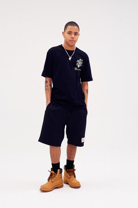 Black Flower Tee