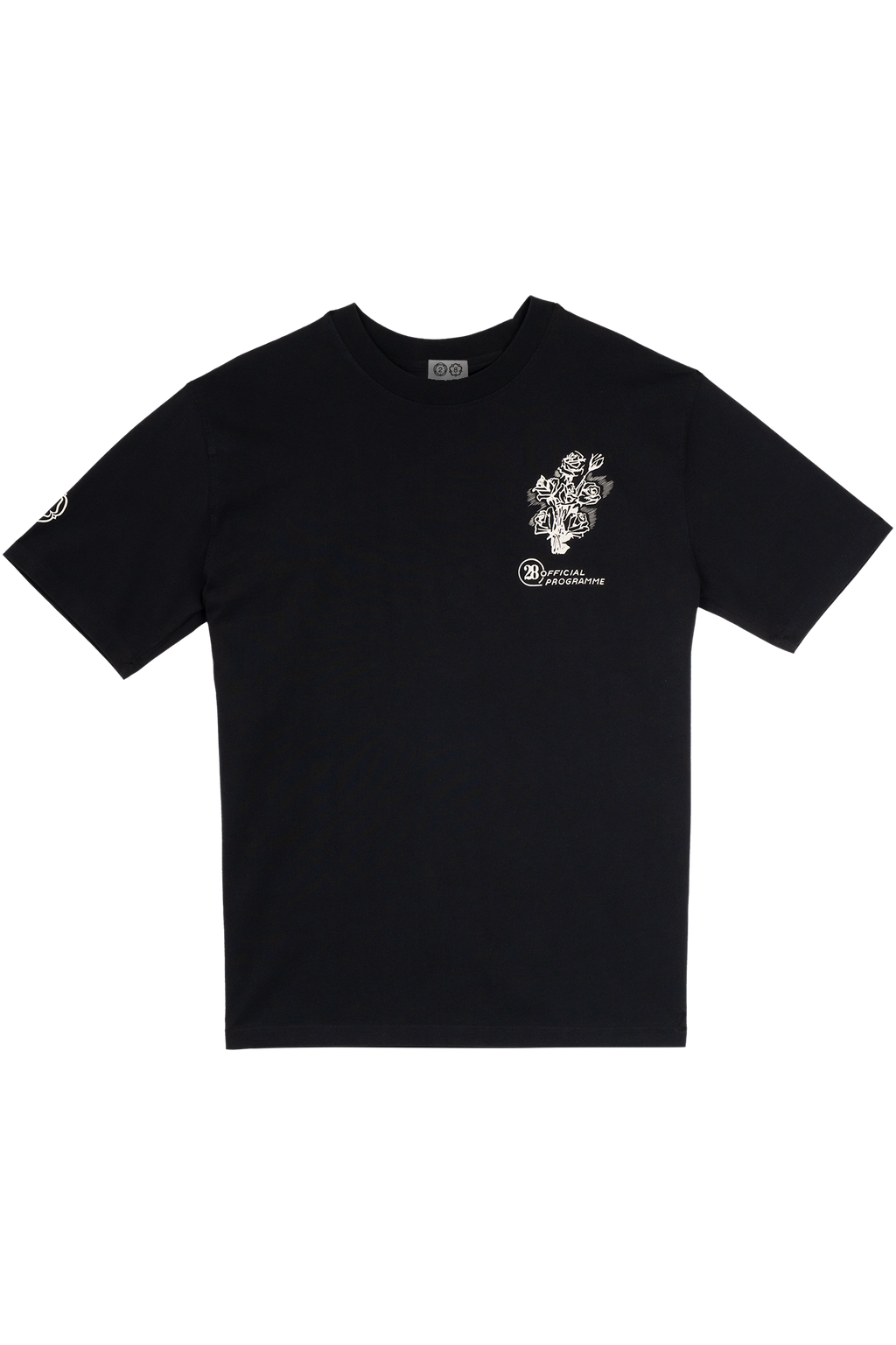 Black Flower Tee