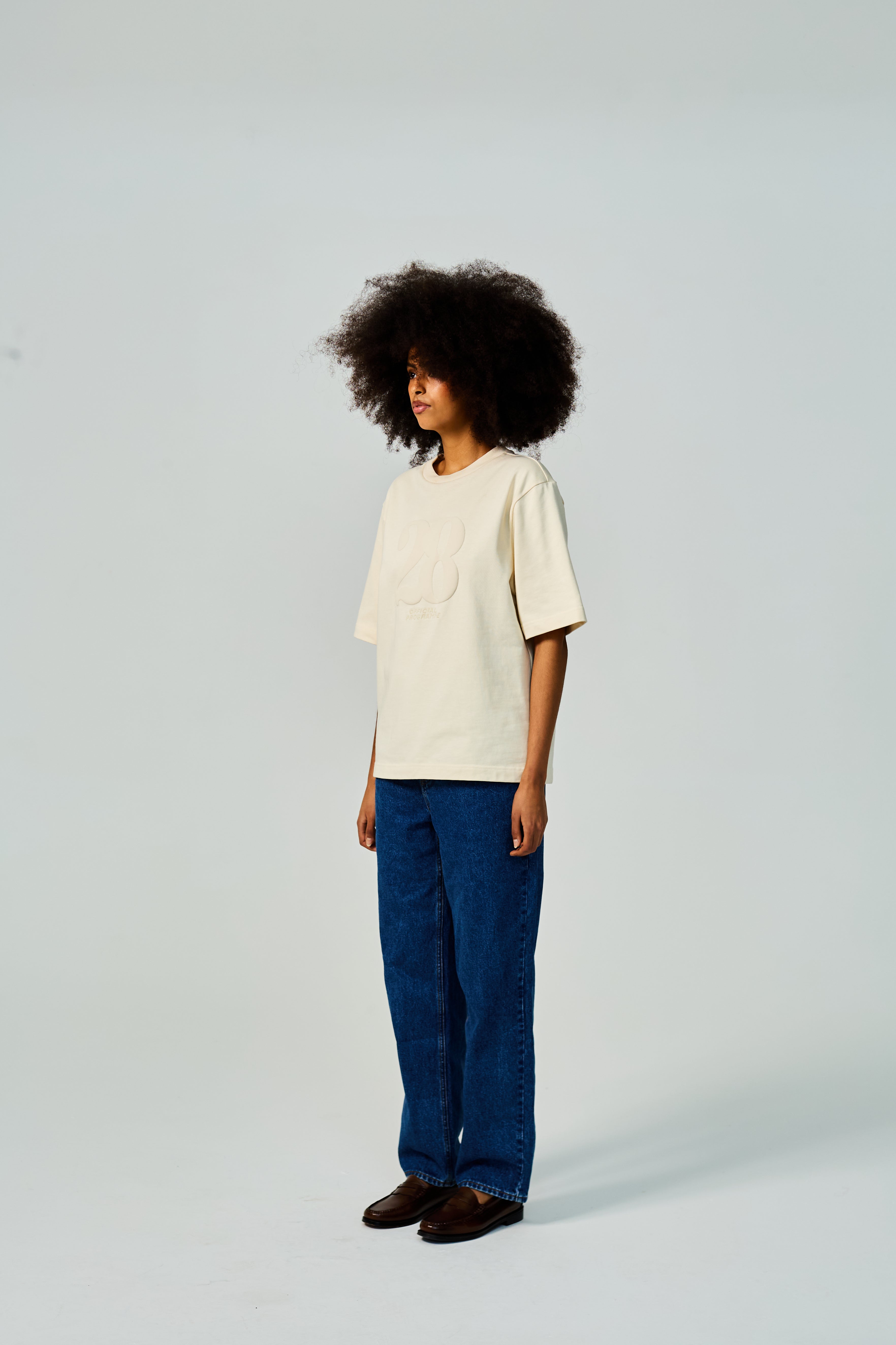 HEAVY TEE ECRU