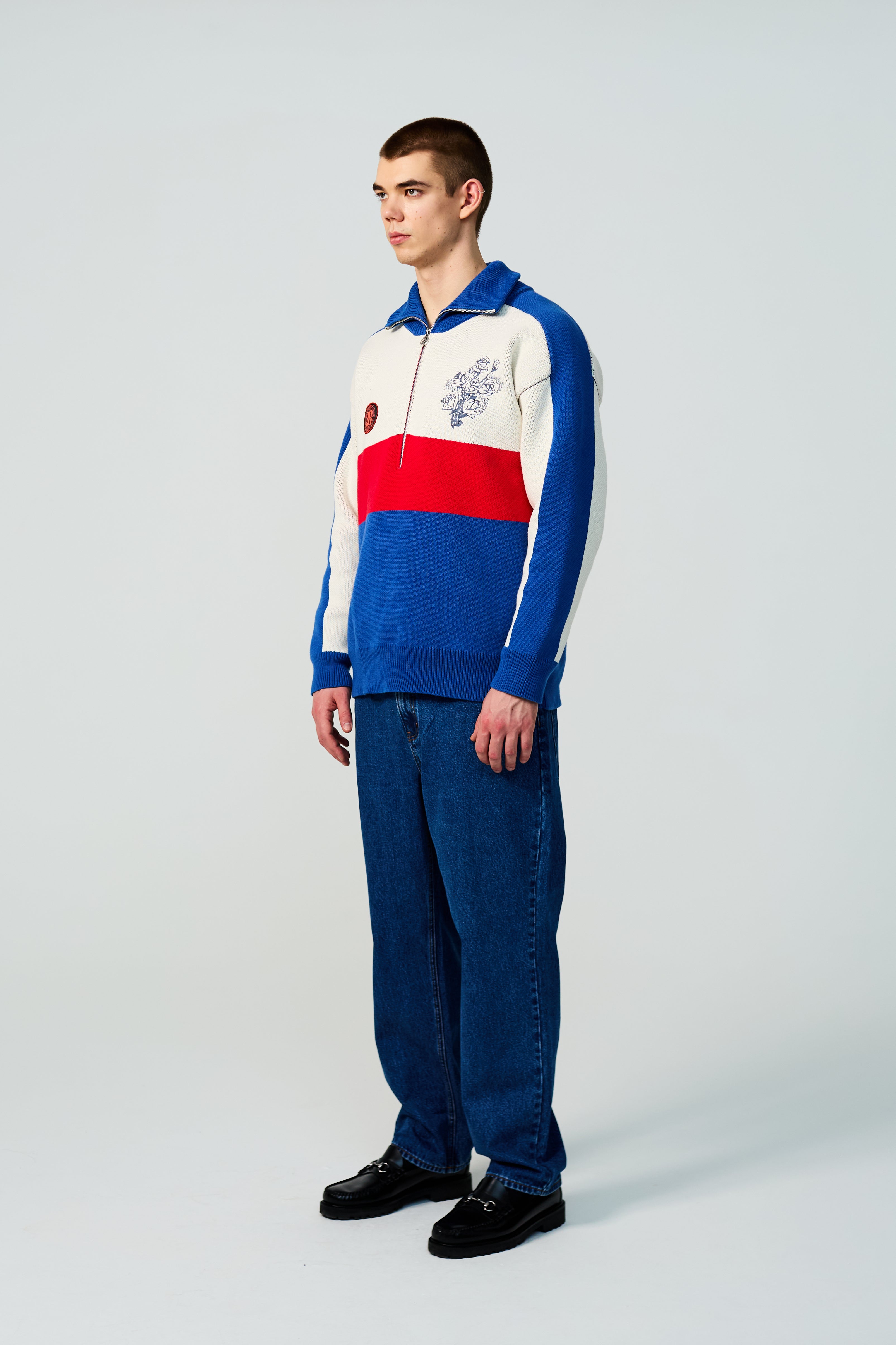HEAVY HALF ZIP KNIT HEAVY HALF ZIP KNIT