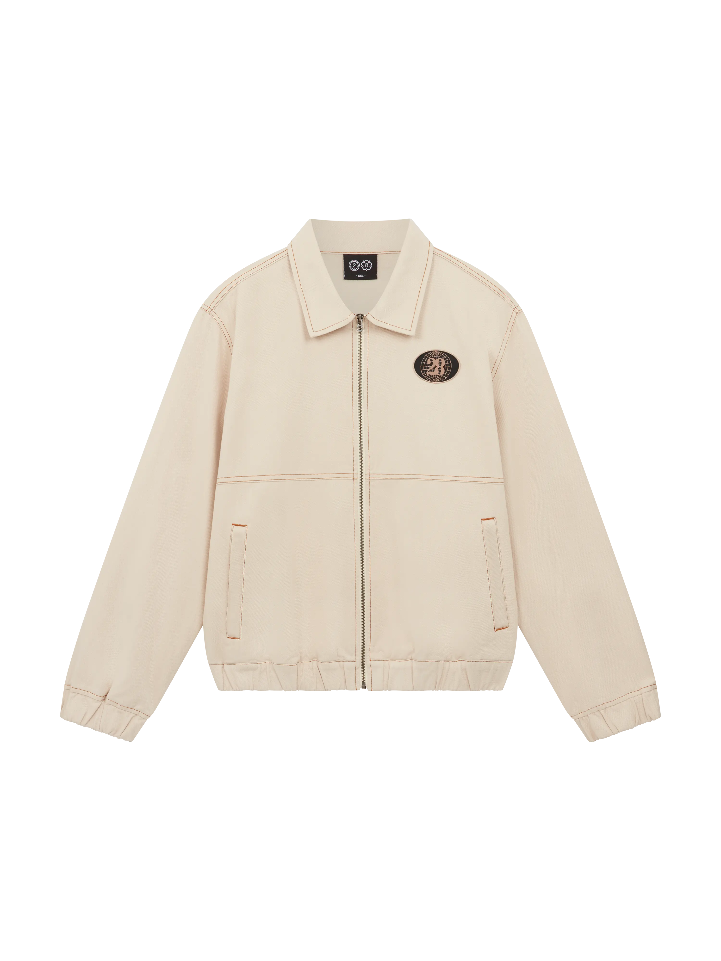 28 COLOUR DENIM JACKET ECRU