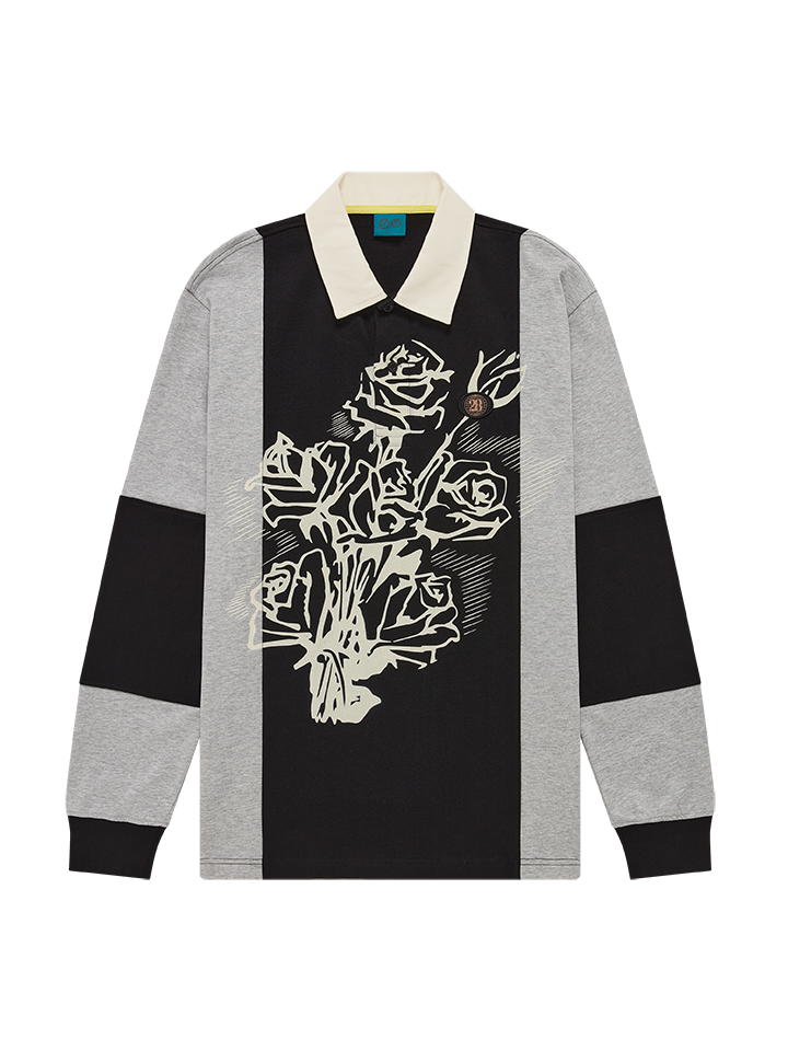28 ROSES PANEL RUGBY SHIRT