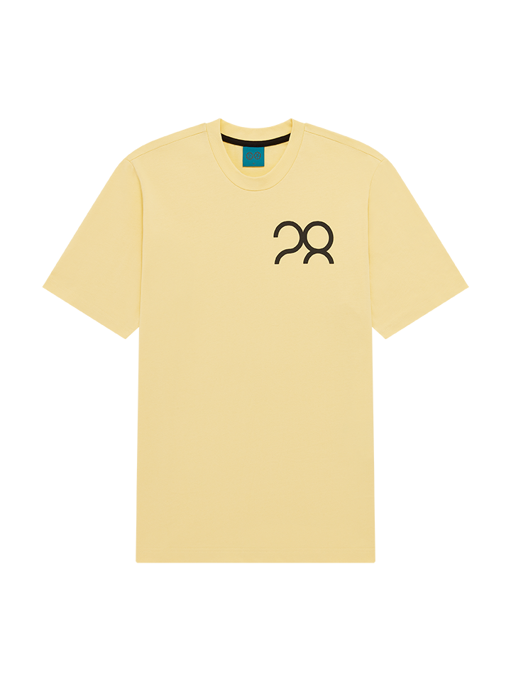 28 HALF ART TEE YELLOW