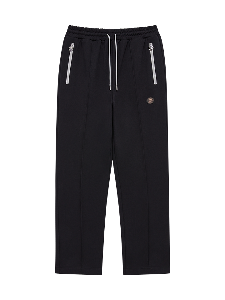 28 PIN TUCK JOGGER BLACK