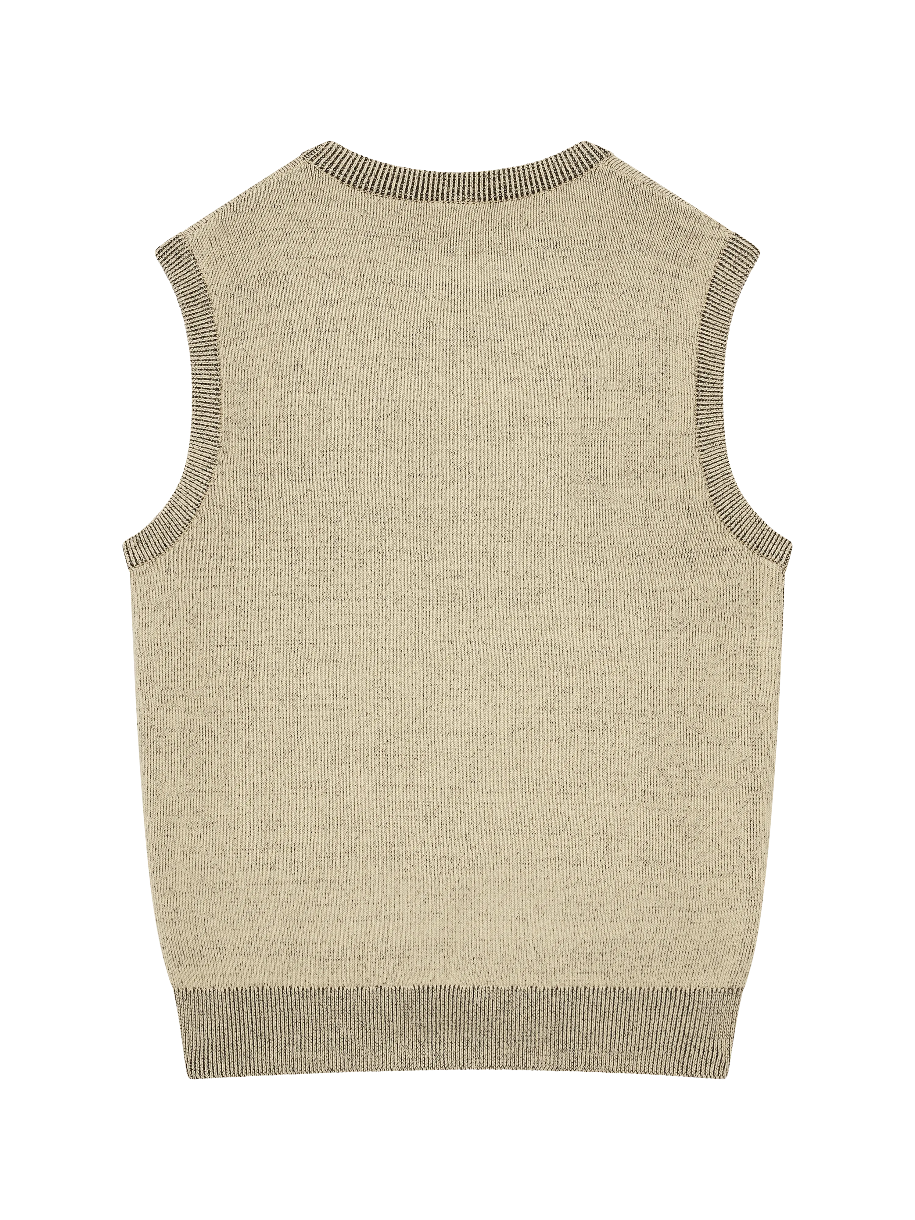 28 FLOWER KNIT TANK ECRU