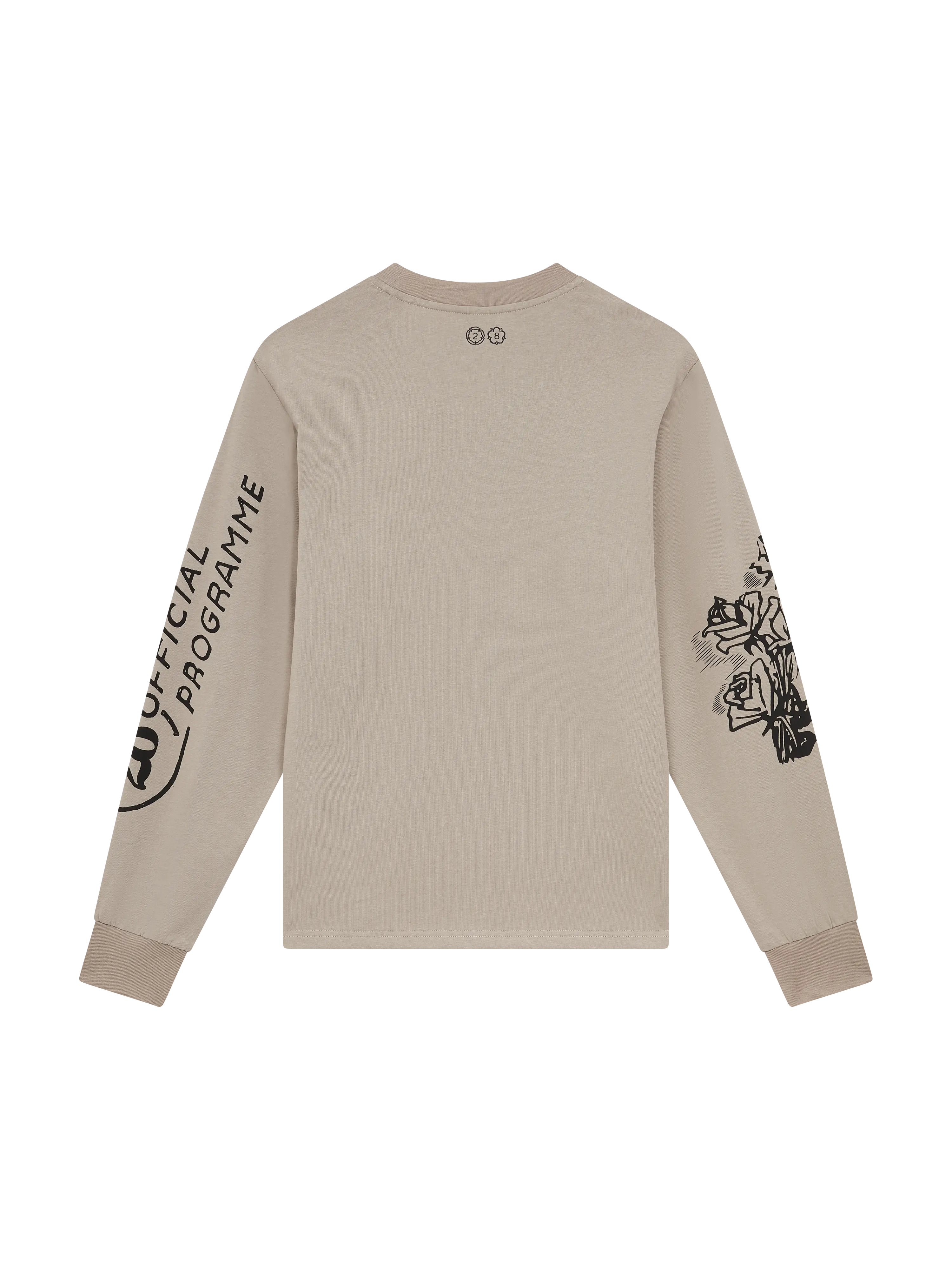 28 LONG SLEEVE PRINTED TEE MUSHROOM