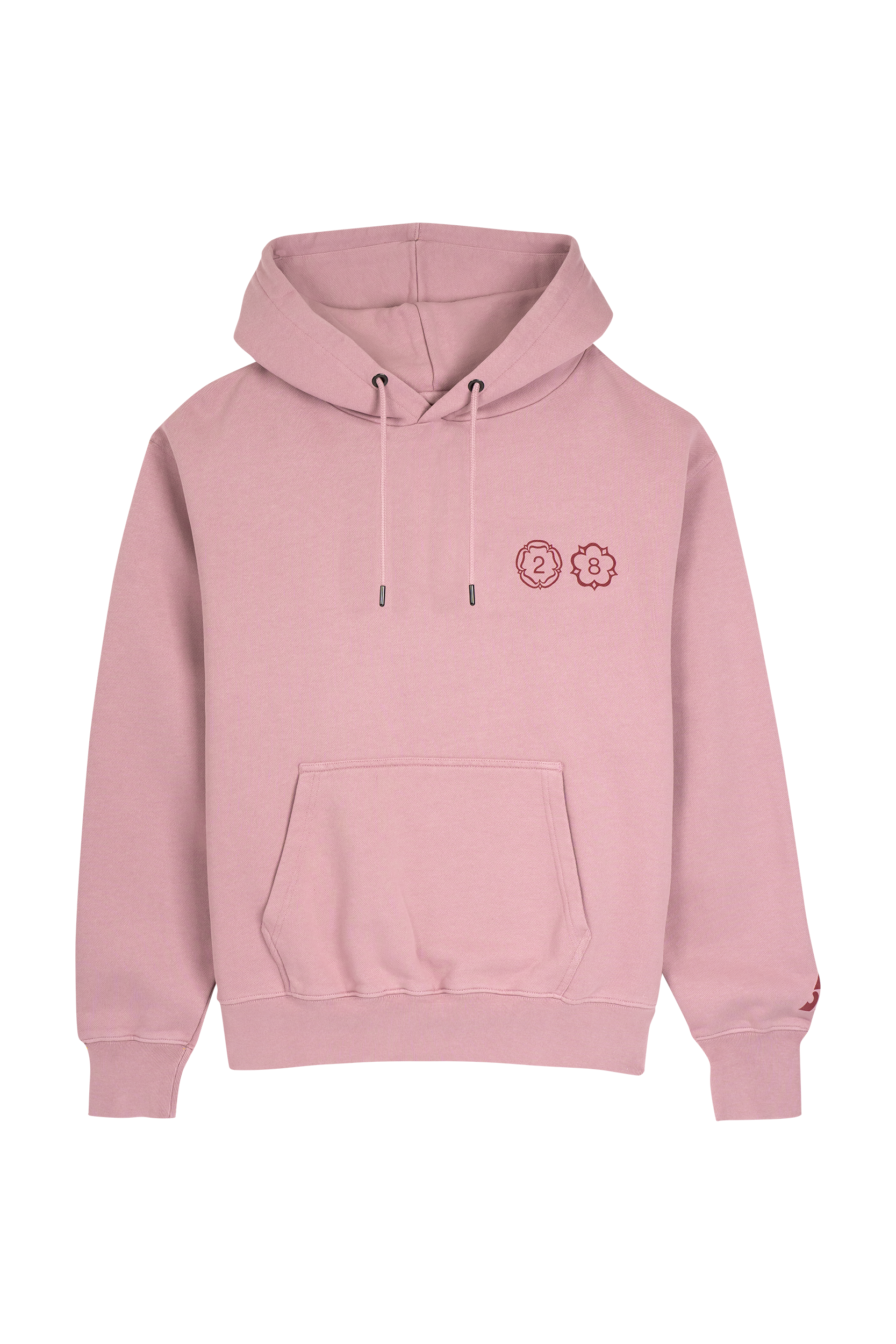 28 PINK HOODIE LONG SLEEVE